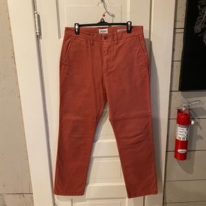 Goodfellow & Co mens chinos 32x32 red